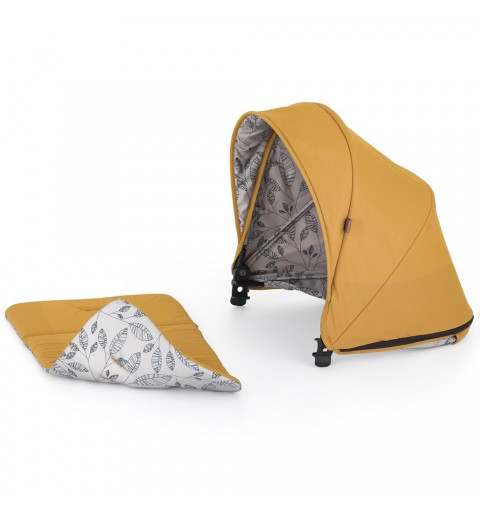 Petite&Mars - Budka z dwustronną wkładką do wózka Royal2 | Dense Honey